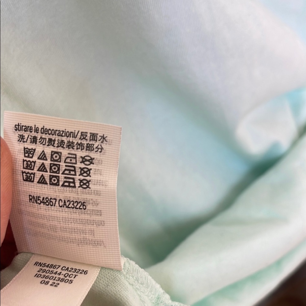 PINK Victoria's Secret light  Green Long Sleeve Tee - Picture 7 of 7